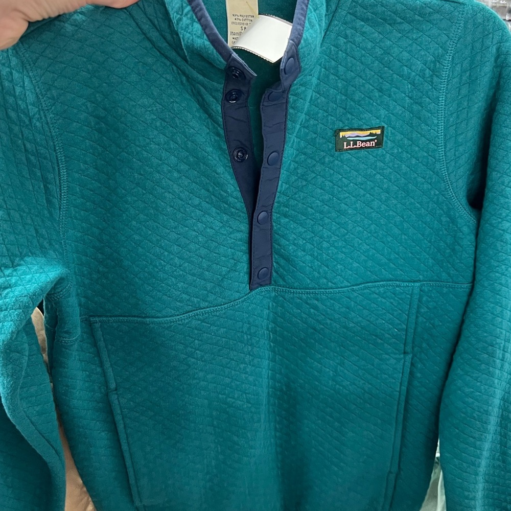 L.L. Bean Teal Pull Over -Kids